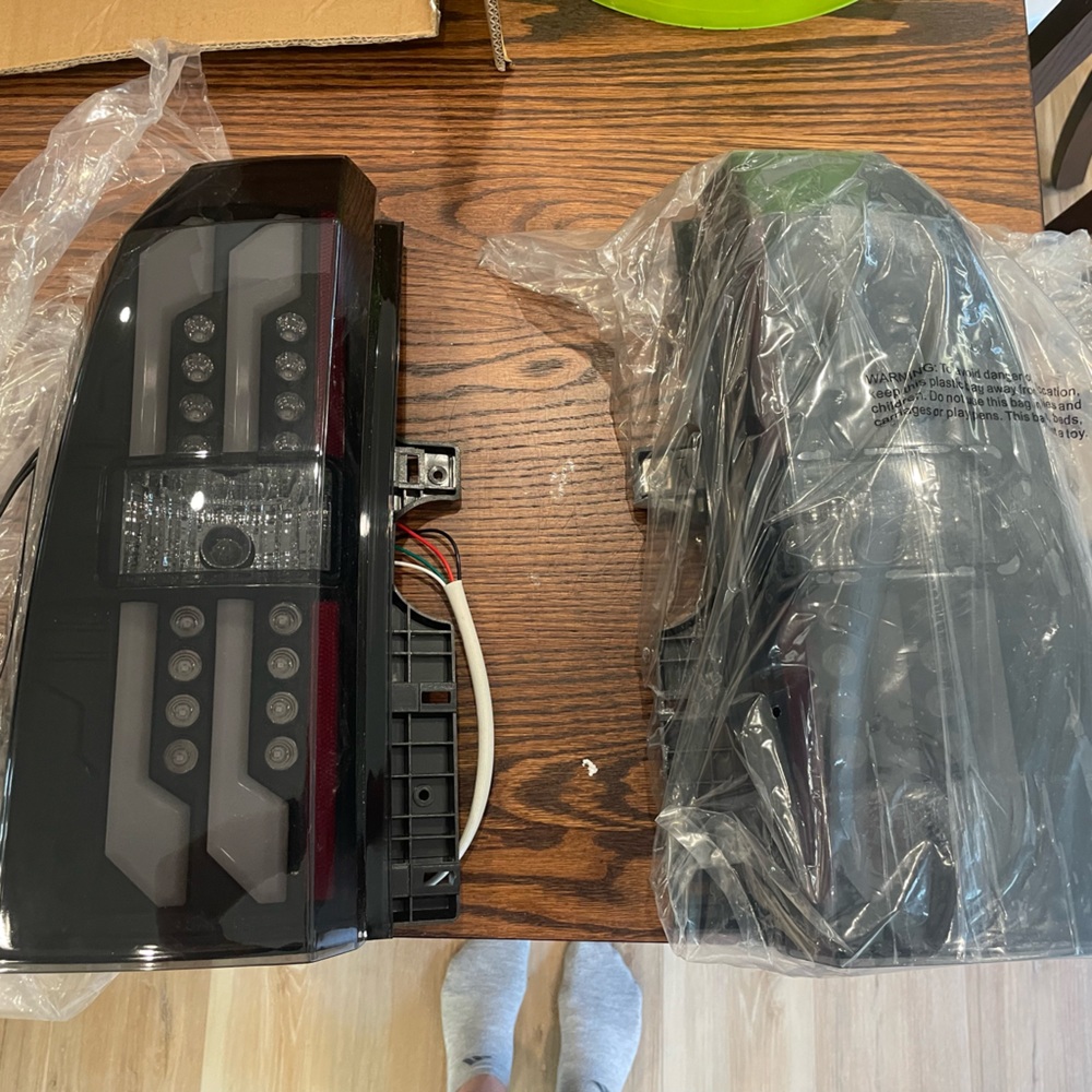 New blackout tail lights for Chevy Tahoe 2015-2018